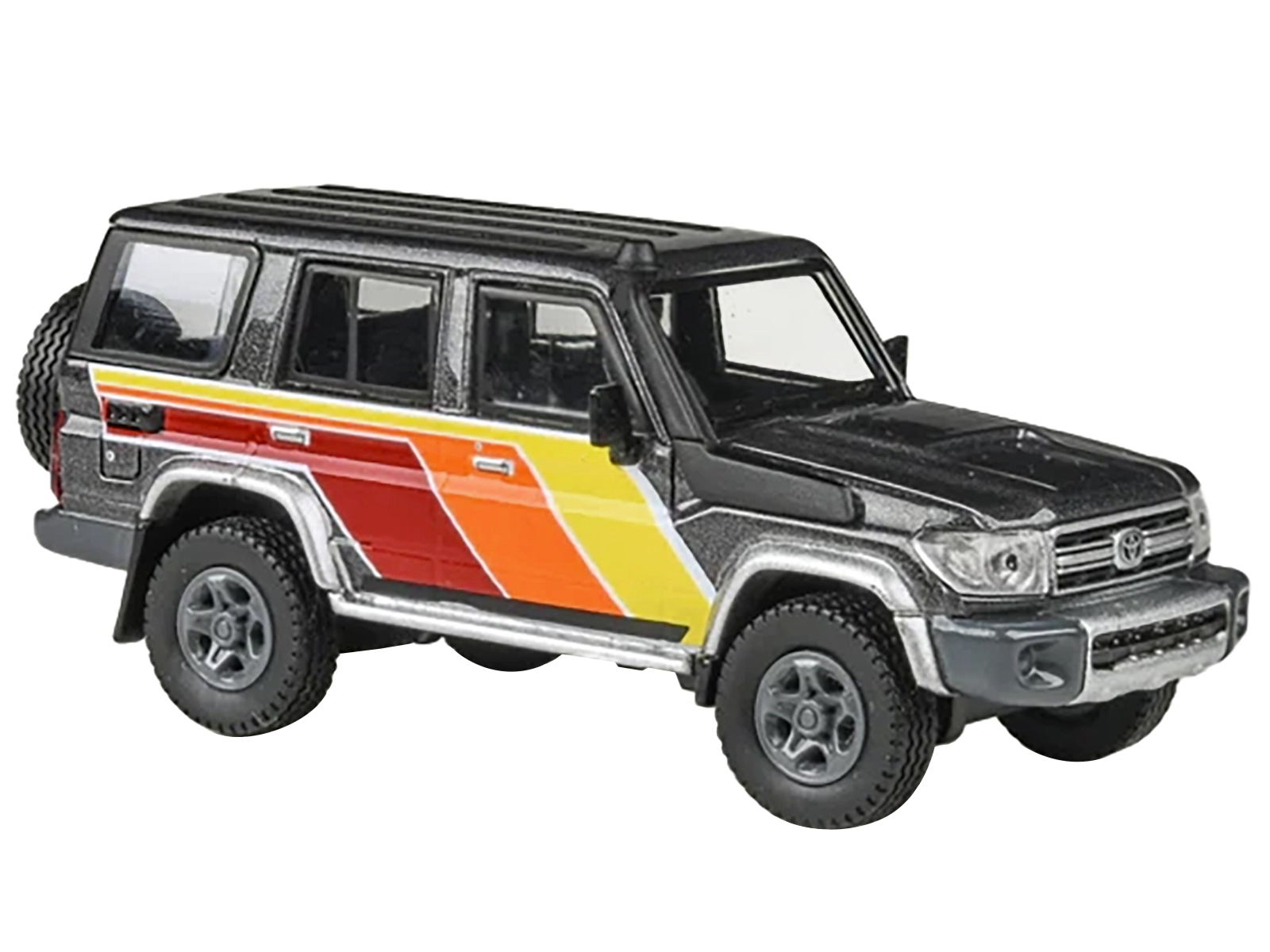 2014 Toyota Land Cruiser 76 Merlot Red Metallic 1/64 Diecast Model Car by Paragon Models