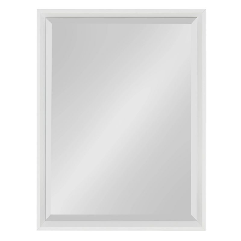 20" x 26" Calter Framed Wall Mirror White - Kate and Laurel