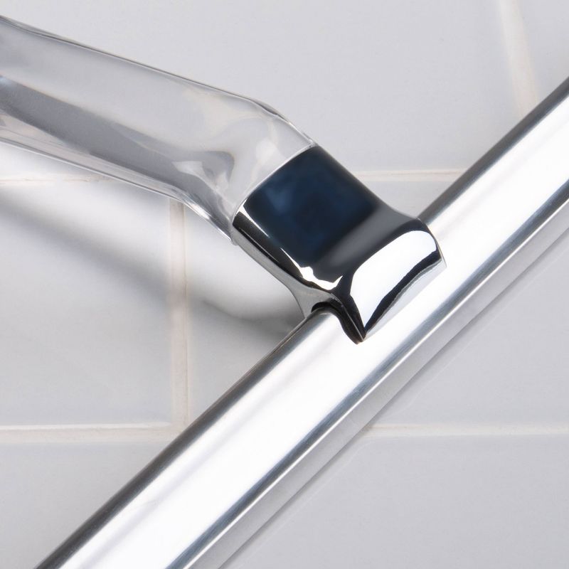 Shower Squeegee with Clear Acrylic Handle Stainless Steel - Bath Bliss