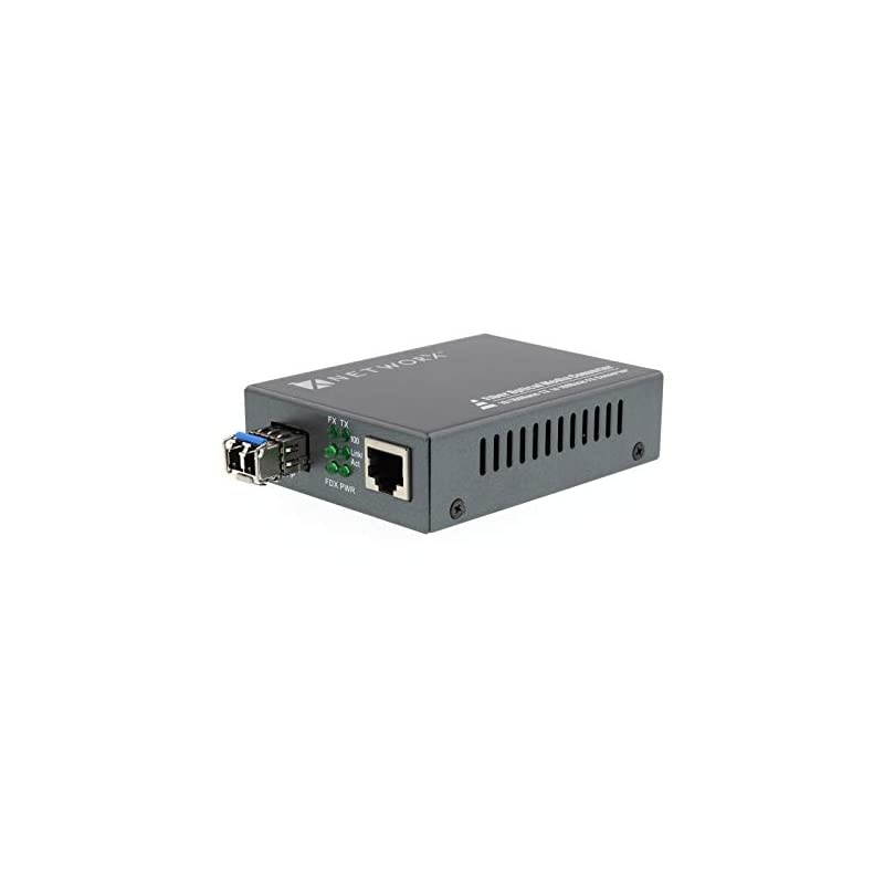 Ethernet Fiber Media Converter - UTP to 100Base-FX - LC Multimode, 2km, ...