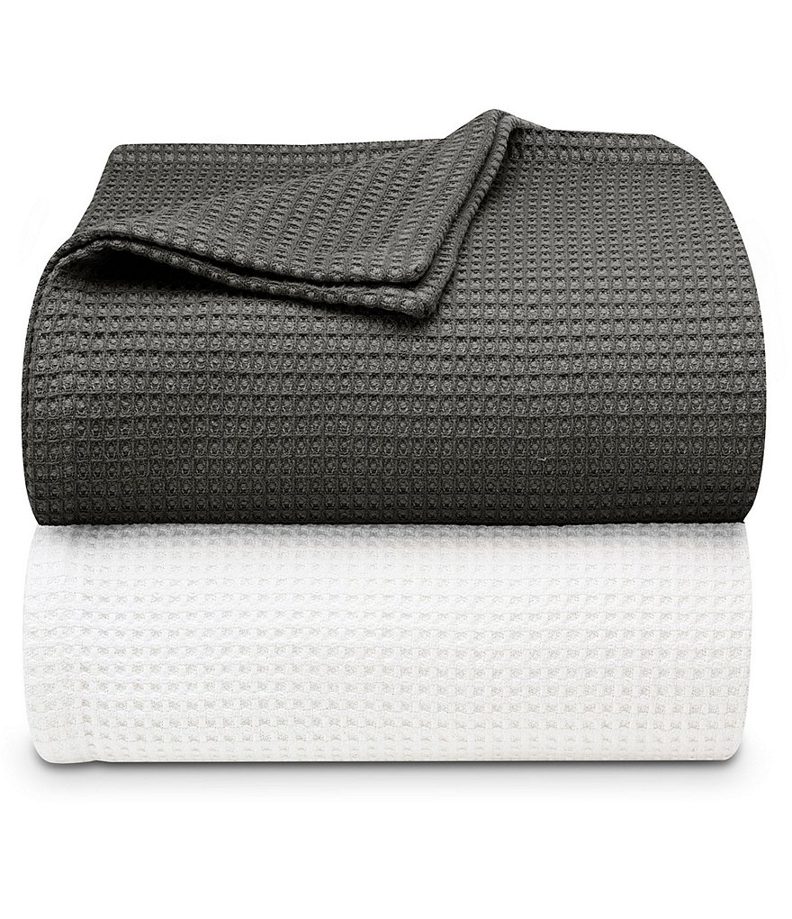 Vera Wang Waffle Weave Bed Blanket