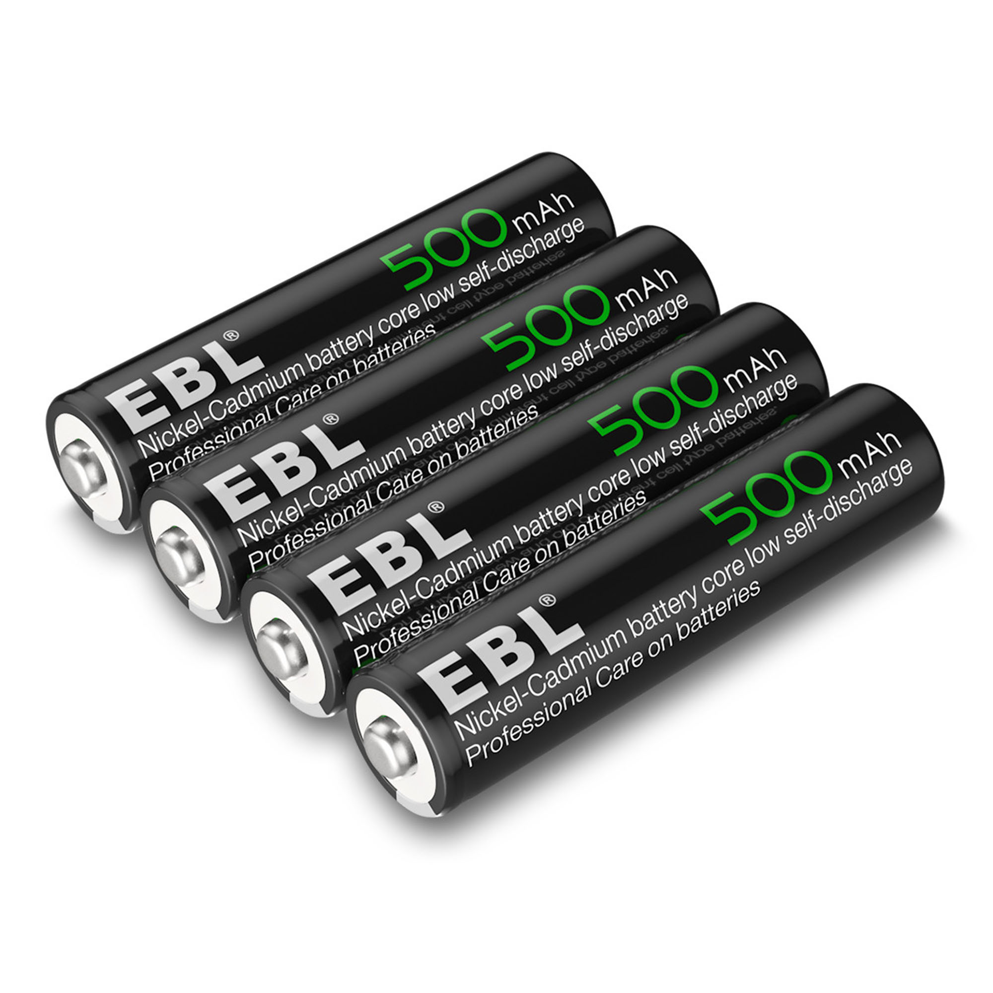 EBL 8 Pcs AAA 1.2V Rechargeable Batteries 500mAh Ni-Cd Battery for TV Keyboards