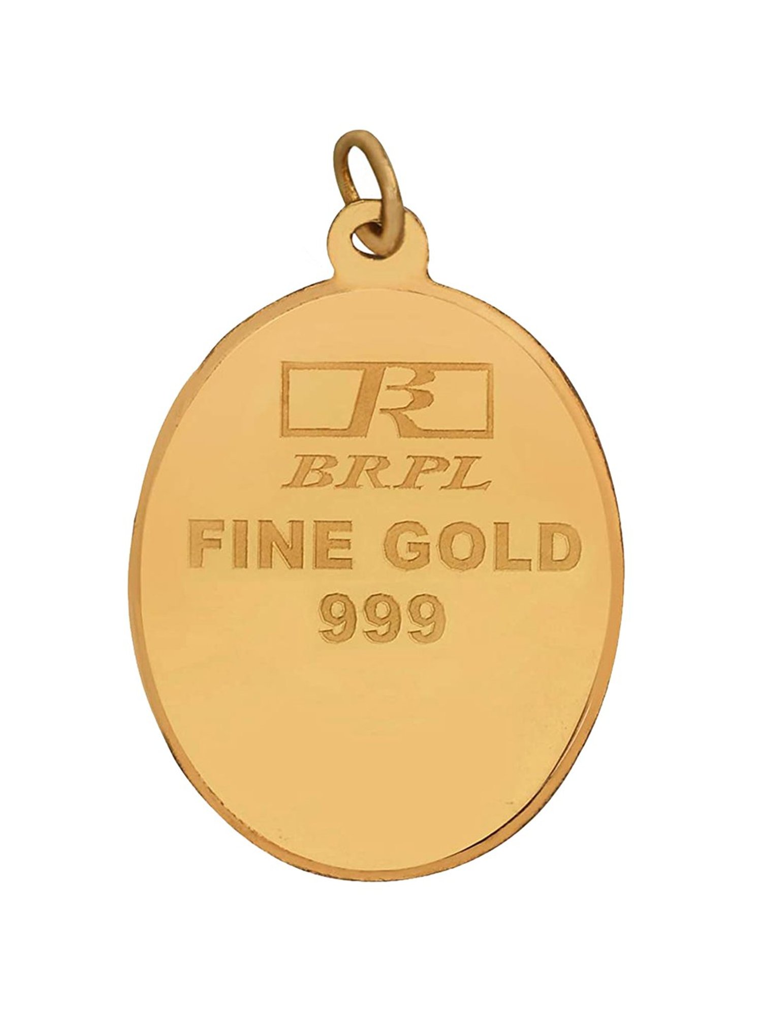 Bangalore Refinery Hanuman 24k (999) 6.2gm Gold Coin cum Pendant