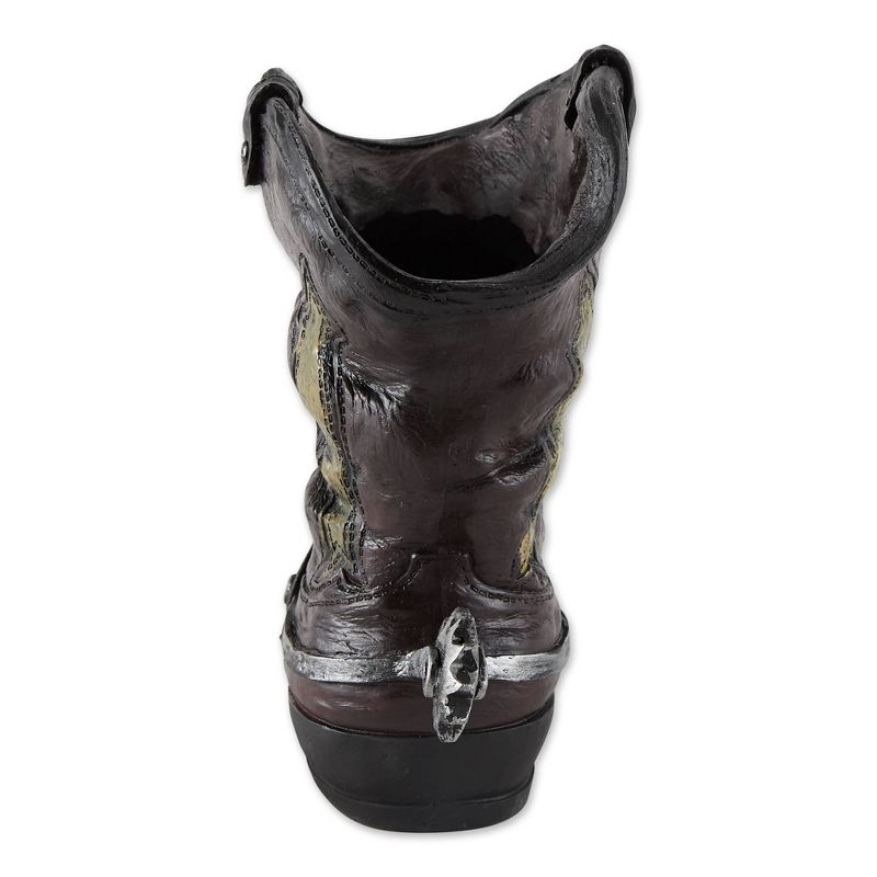 6.1" Indoor/Outdoor Polyresin Spurred Cowboy Boot Planter - Zings & Thingz