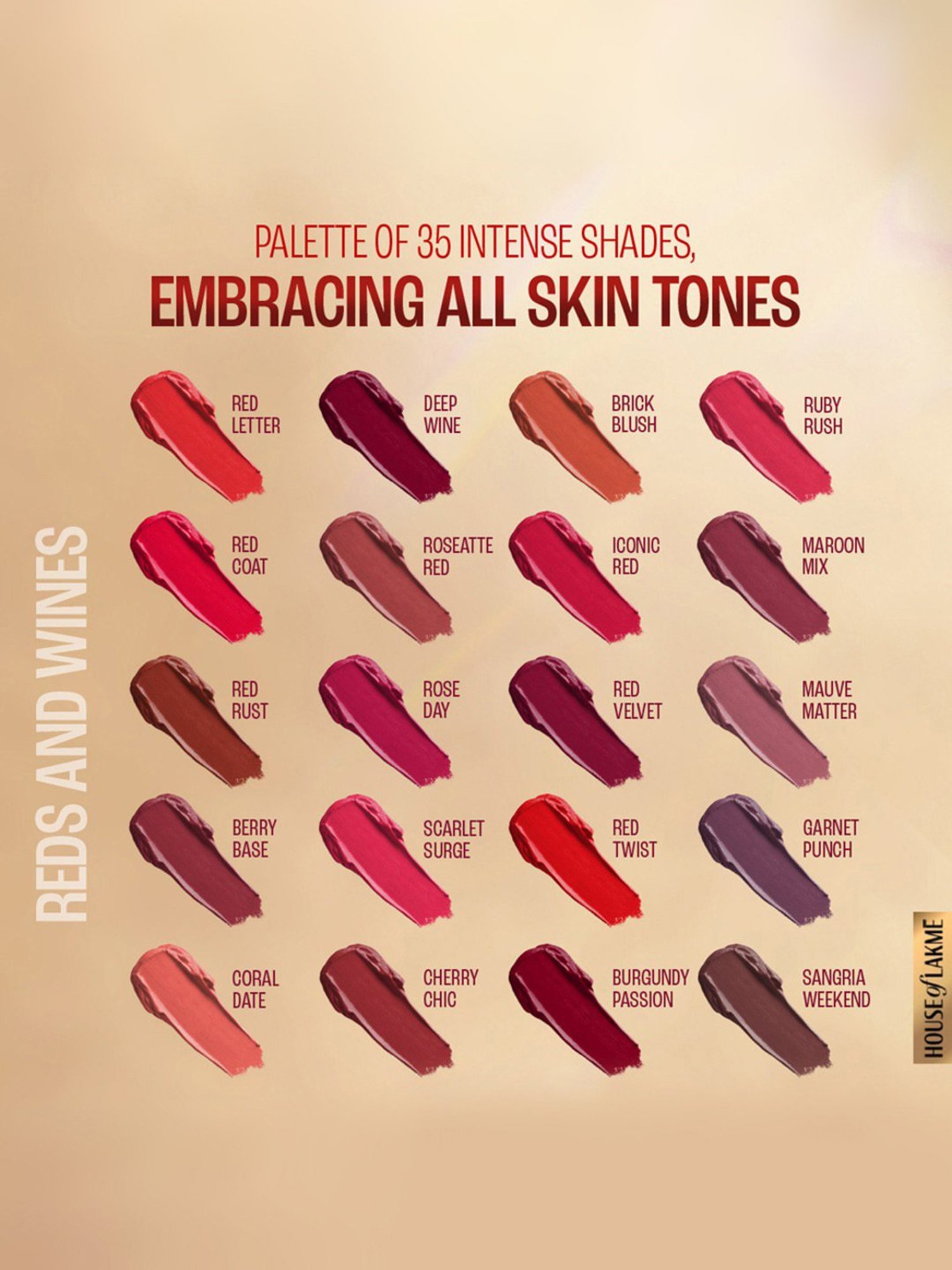 Lakme Priming Matte Lipstick Red Coat - 3.6 gm