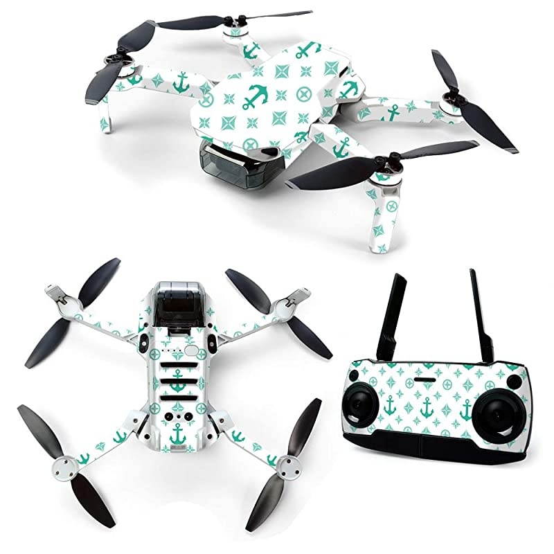 Skin for DJI Mavic Mini Portable Drone Quadcopter - Teal Designer | Protective, Durable, and Unique Vinyl Decal wrap Cover | Easy to Apply, Remove, and Change Styles | Made in The USA