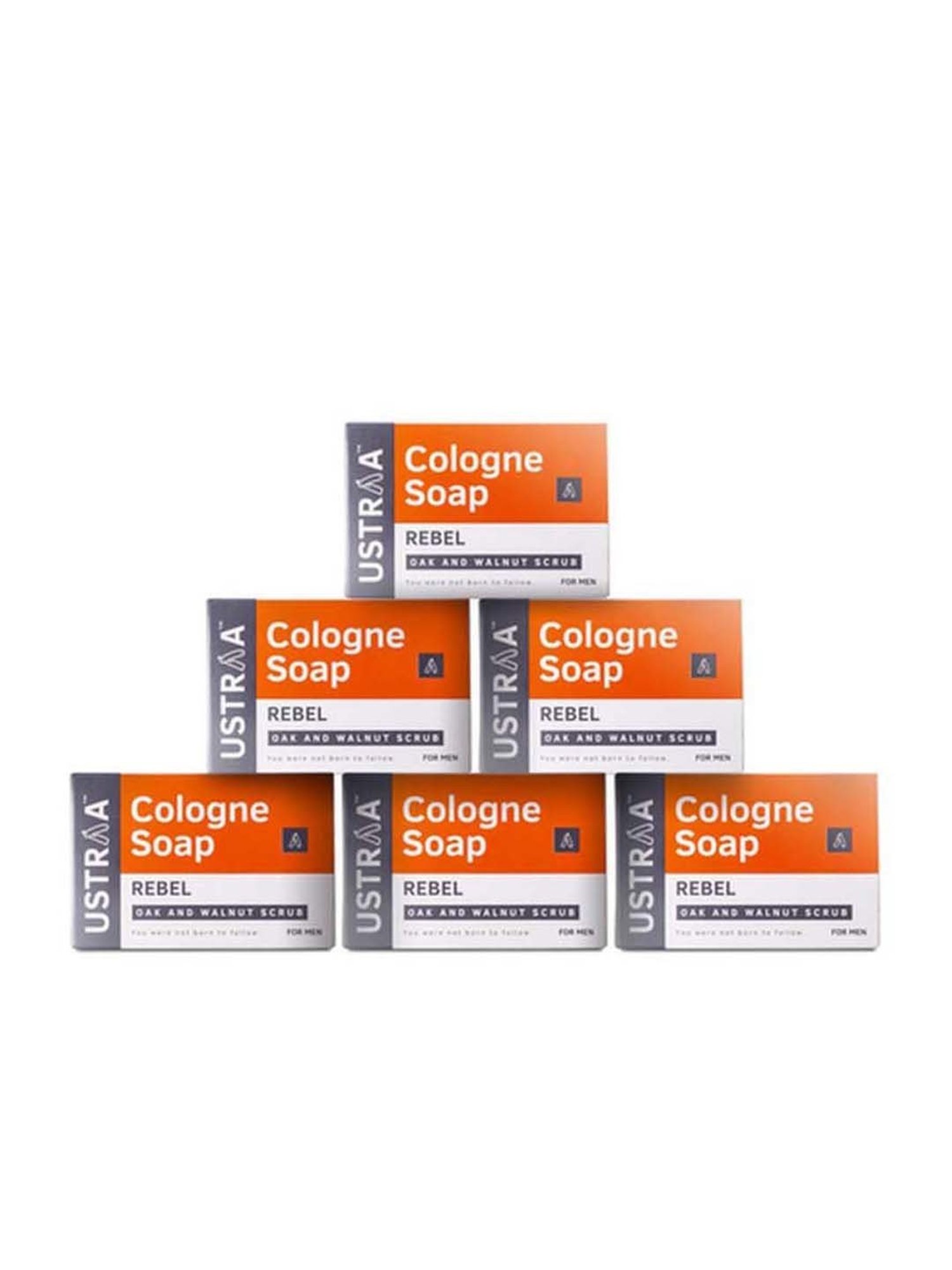 Ustraa Rebel Cologne Soap (Pack of 6)