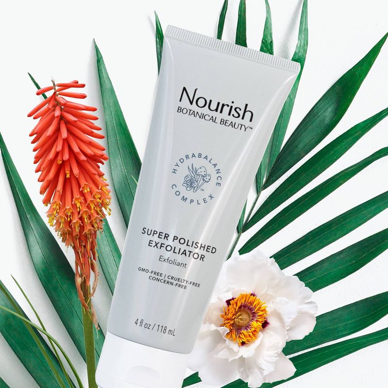 Nourish Organic Botanical Beauty Super Polished Exfoliator - 4 fl oz