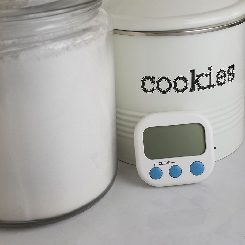 Home Basics Digital Kitchen Timer, White