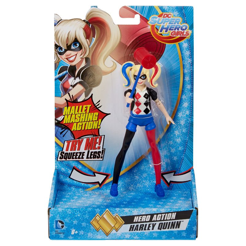 DC Super Hero Girls' Hero Action Harley Quinn Doll