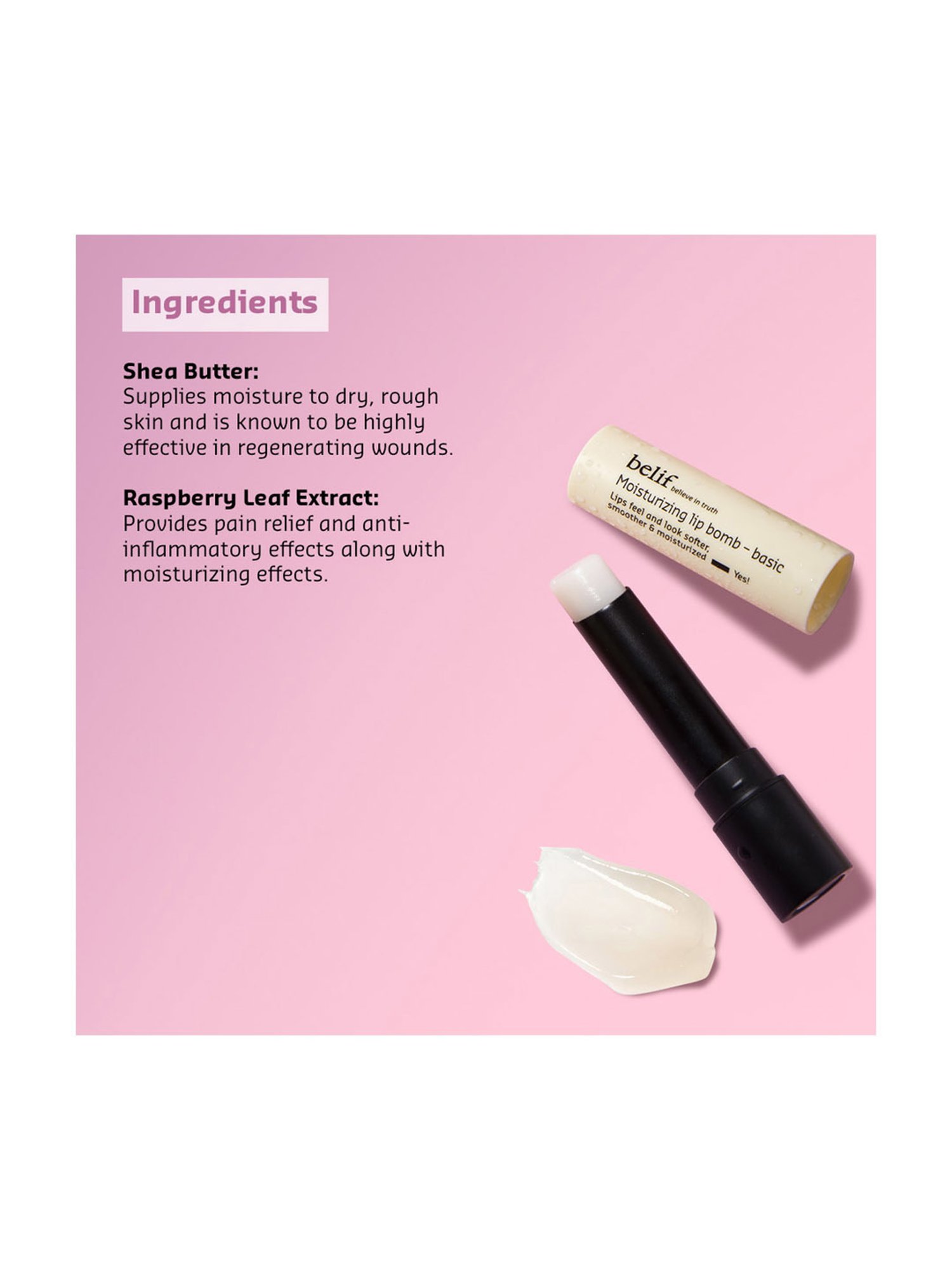 Belif Moisturizing Lip Bomb Basic - 3 gm
