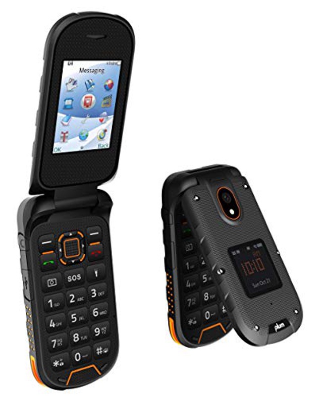 Rugged Flip Phone 4G GSM Unlocked Water Proof Shock Proof IP68 Military Grade ATT Tmobile Cricket Metro Straight Talk - ORG