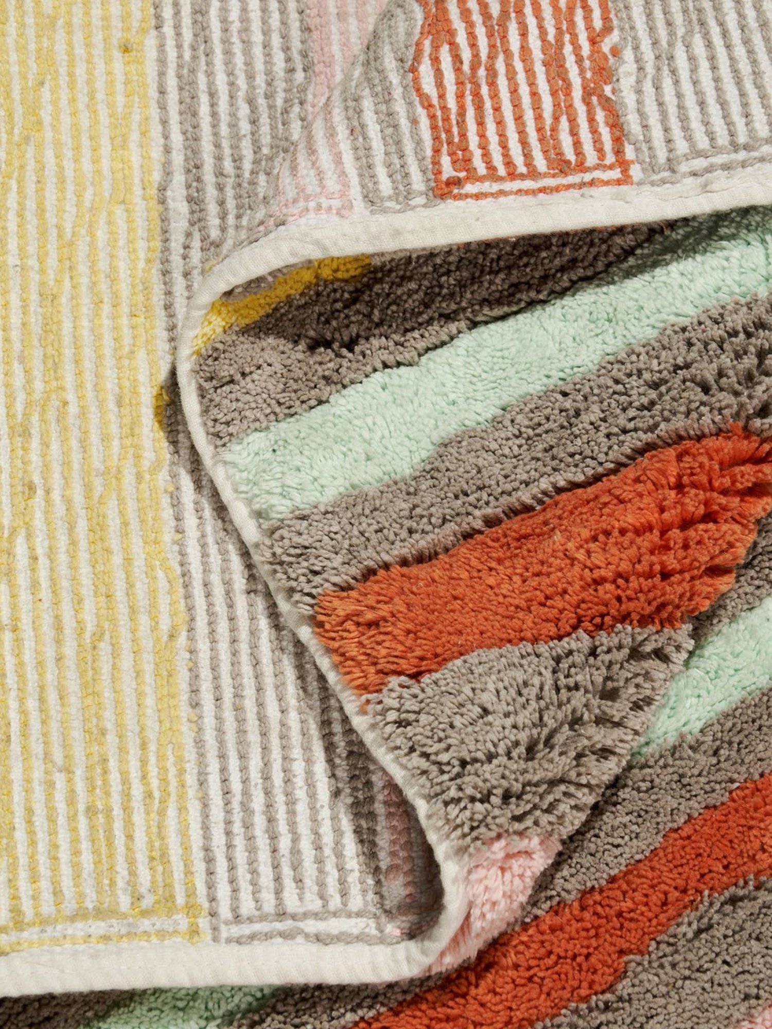 Fabindia Home Skyline Woven Multicolor Cotton Tufted Dhurrie