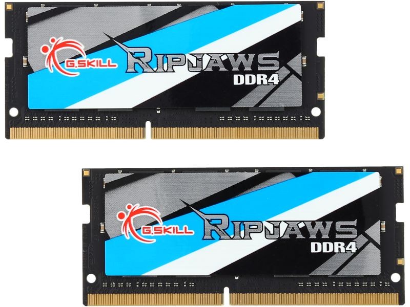 G.SKILL Ripjaws SO-DIMM 8GB 260-Pin DDR4 SO-DIMM DDR4 3200 (PC4 25600) Laptop Memory Model F4-3200C18S-8GRS