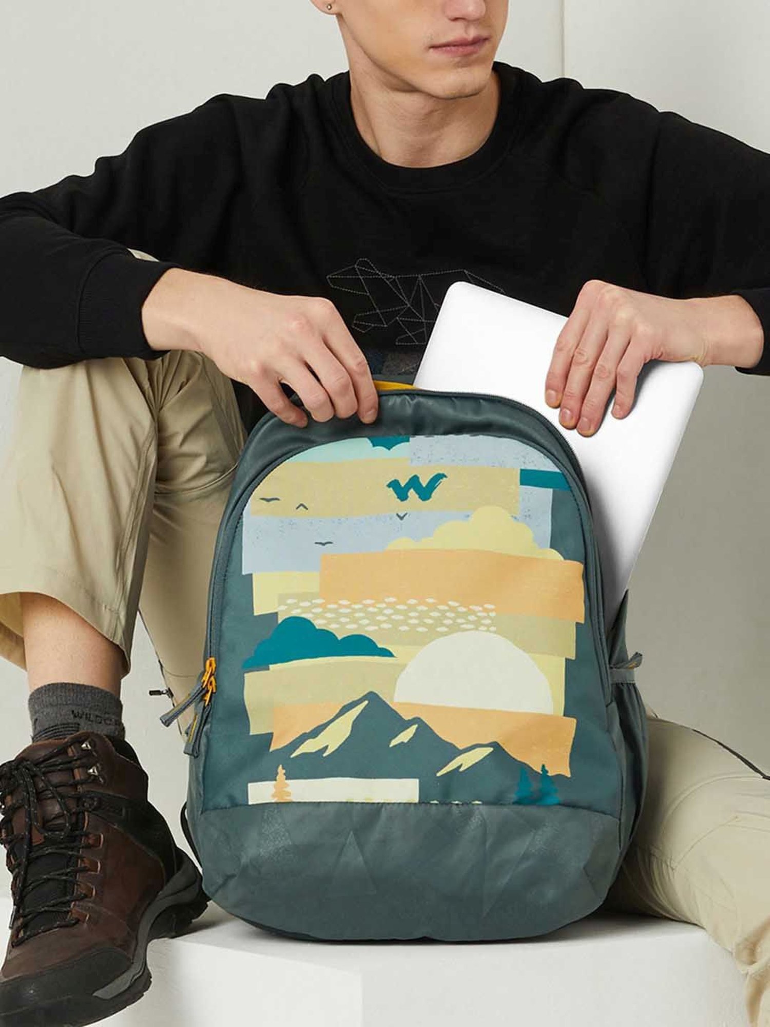 Wildcraft Blaze 35 Green Laptop Backpack