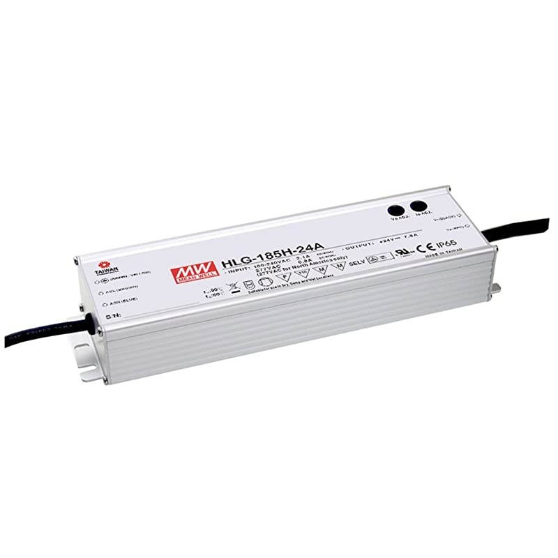 LED Driver Single Output Switching Power Supply 54 Volts 345 Amps 27 54 Volts Model A 185W HLG185H54A