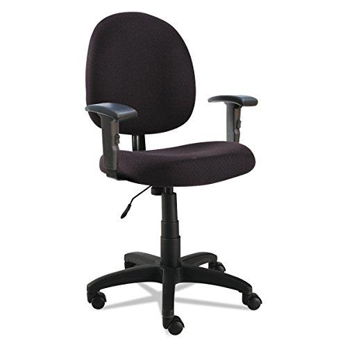 Alera Essentia Series Swivel Task Chair with Adjustable Arms, Black VTA4810