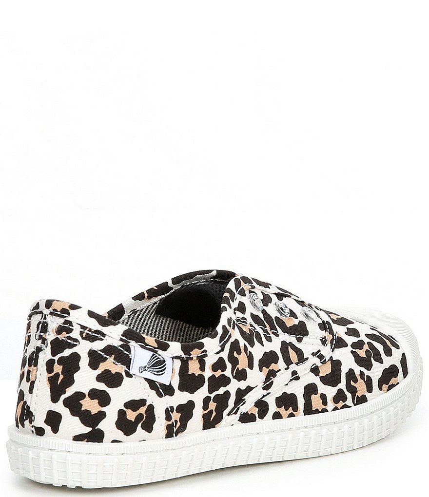 Copper Key Adventure Wear Girl's Budeee-A Washable Eyelet Leopard Print Sneakers (Toddler)