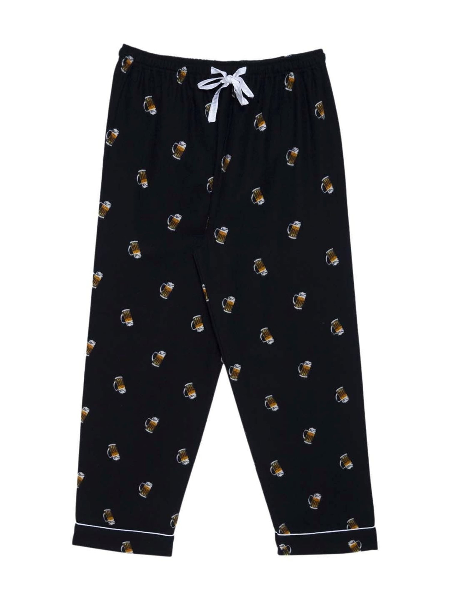 Fluffalump Boys Multicolor Cotton Printed Nightwear Top & Pants Set