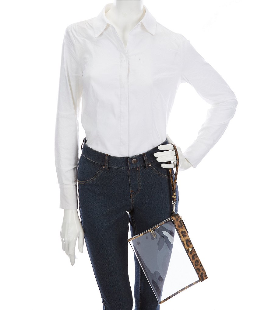 Kate Landry Stadium Clear Wristlet