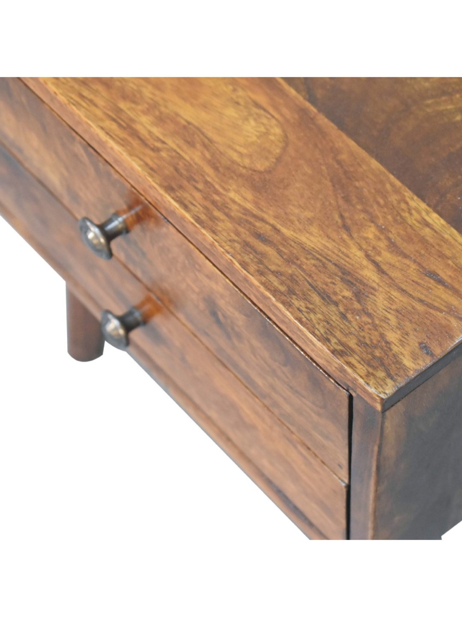 Sleepyhead Ally Teak Brown Sheesham Wood Bedside Table