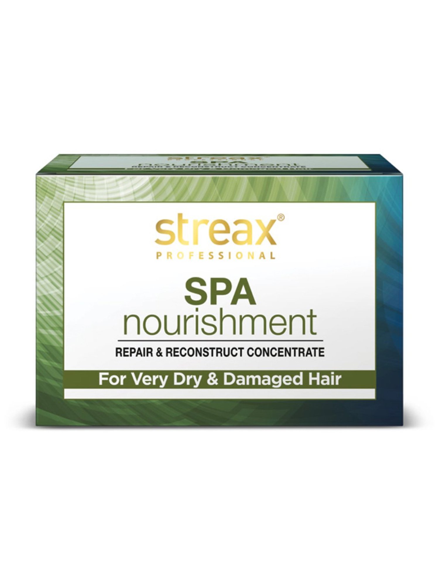 Streax Professional Spa Nourishment Repair & Reconstruct Concentrate - Pack of 2