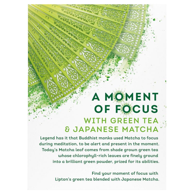Lipton Green Pure Matcha Tea Bags - 15ct