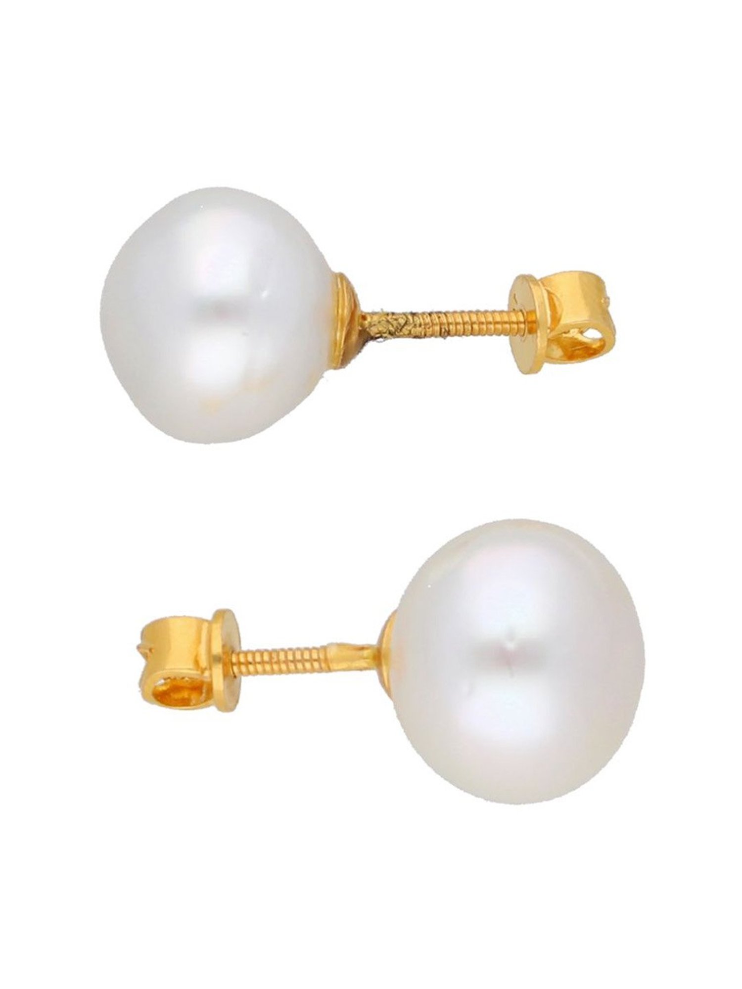 Sri Jagdamba Pearls Bhauli 22k Gold Earrings for Women