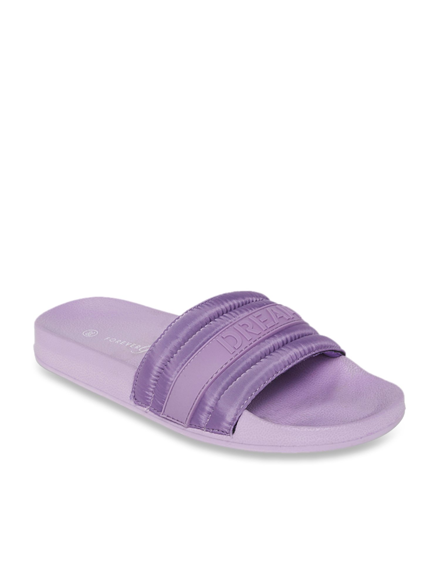 Forever Glam by Pantaloons Women's Lilac Slides