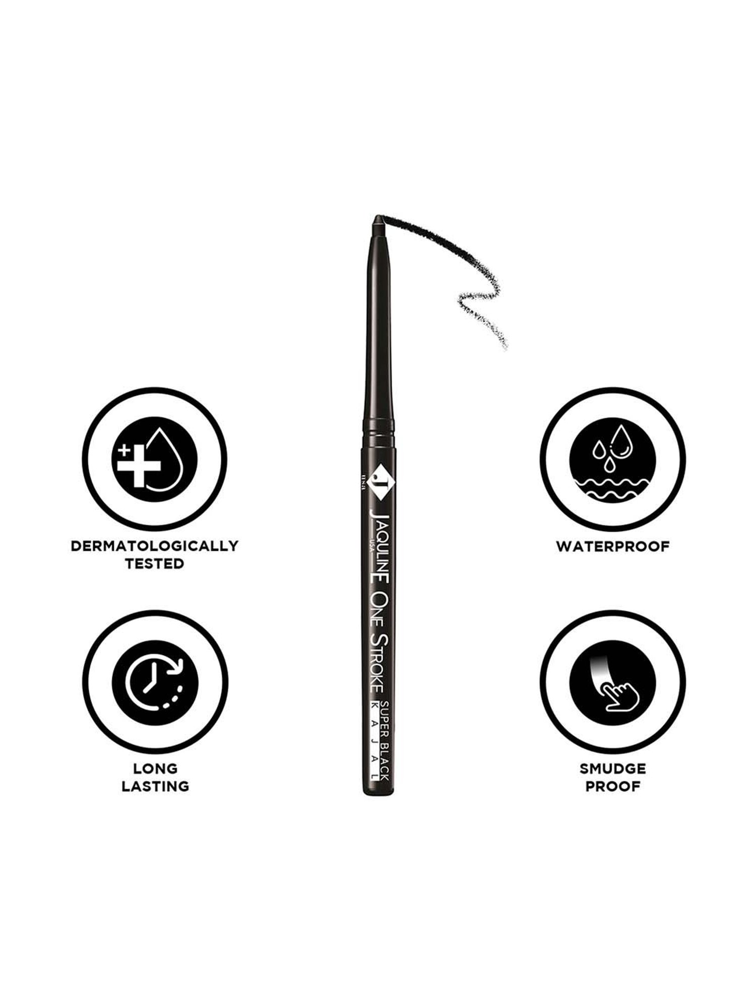 Jaquline USA OneStroke Kajal Twin Pack - 0.60 gm