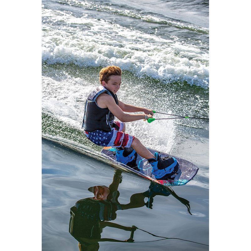 CWB Connelly 62194056-CON Lake Water Sports Surge Kids Wakeboard 125cm w/ Optima Boots Sizes 5-8
