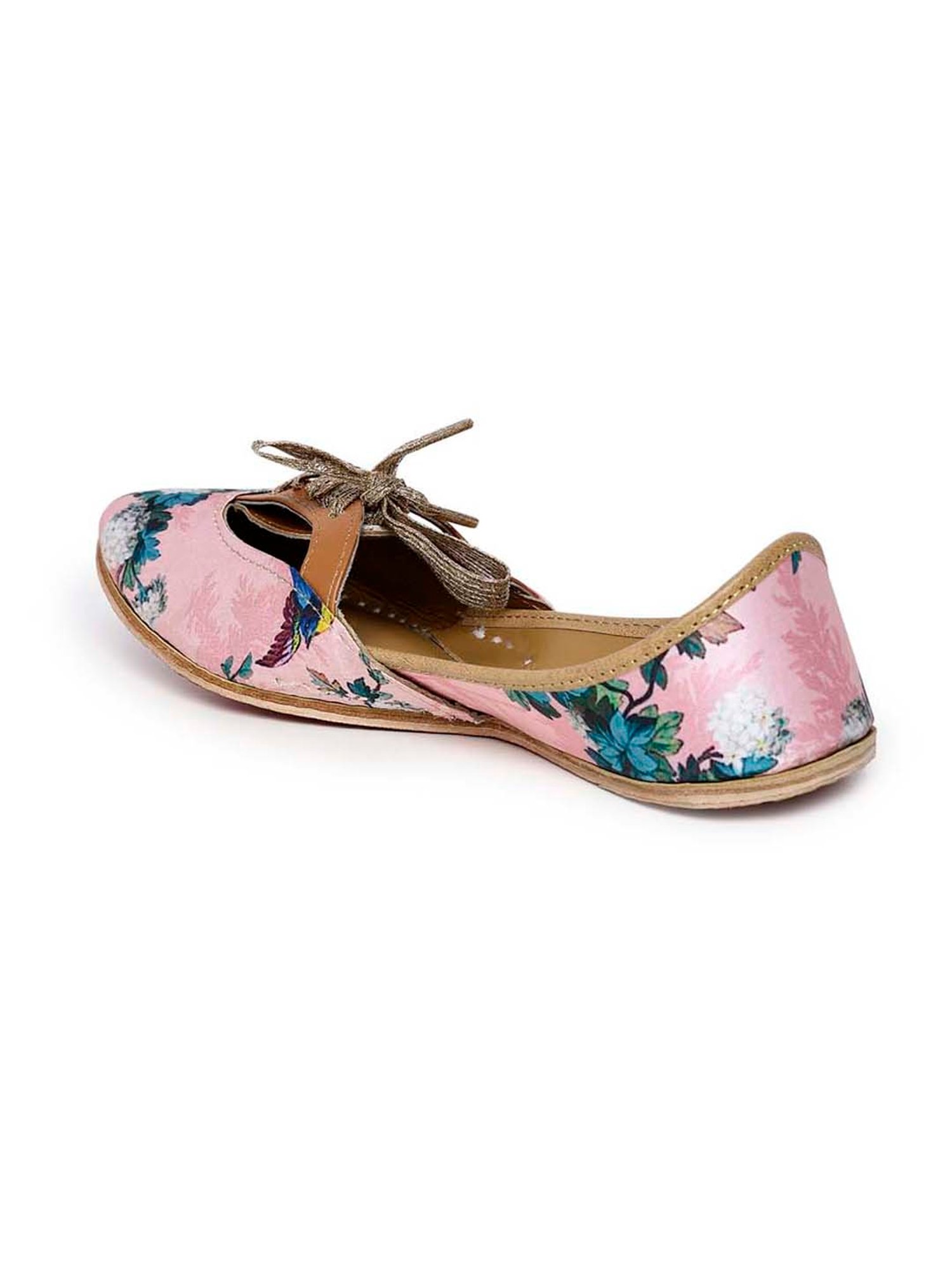 Glam Story Women's Pink Ethnic Juttis