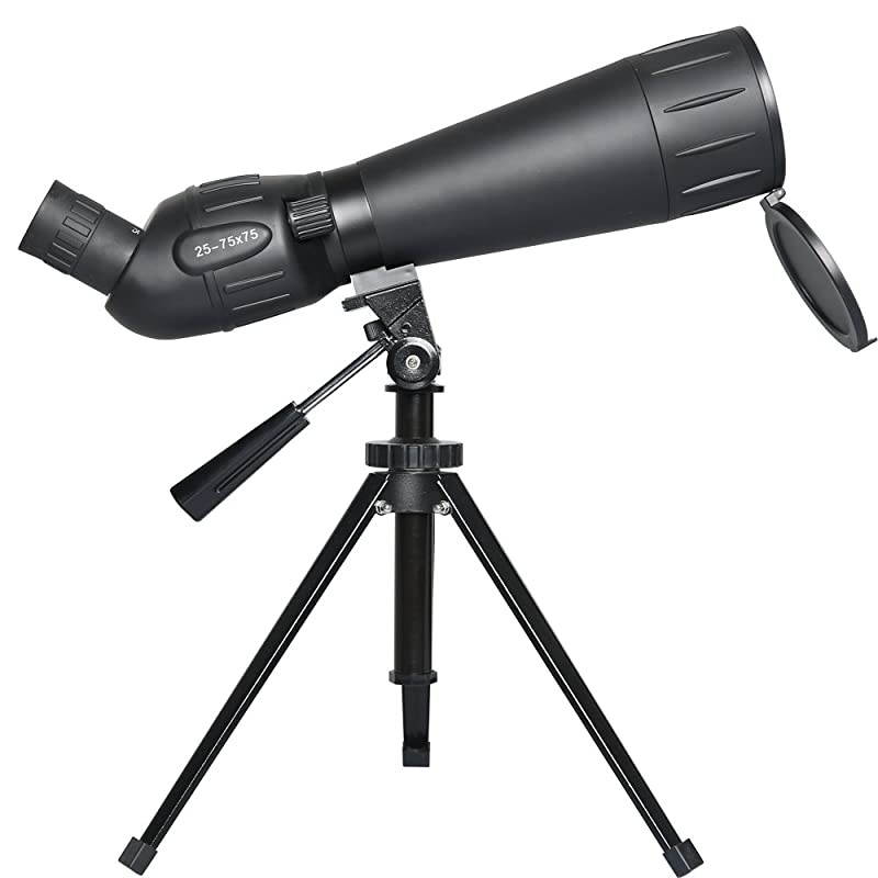 Spotting Scope 2575x75 Bird Watching Telescope Target Shooting Monocular