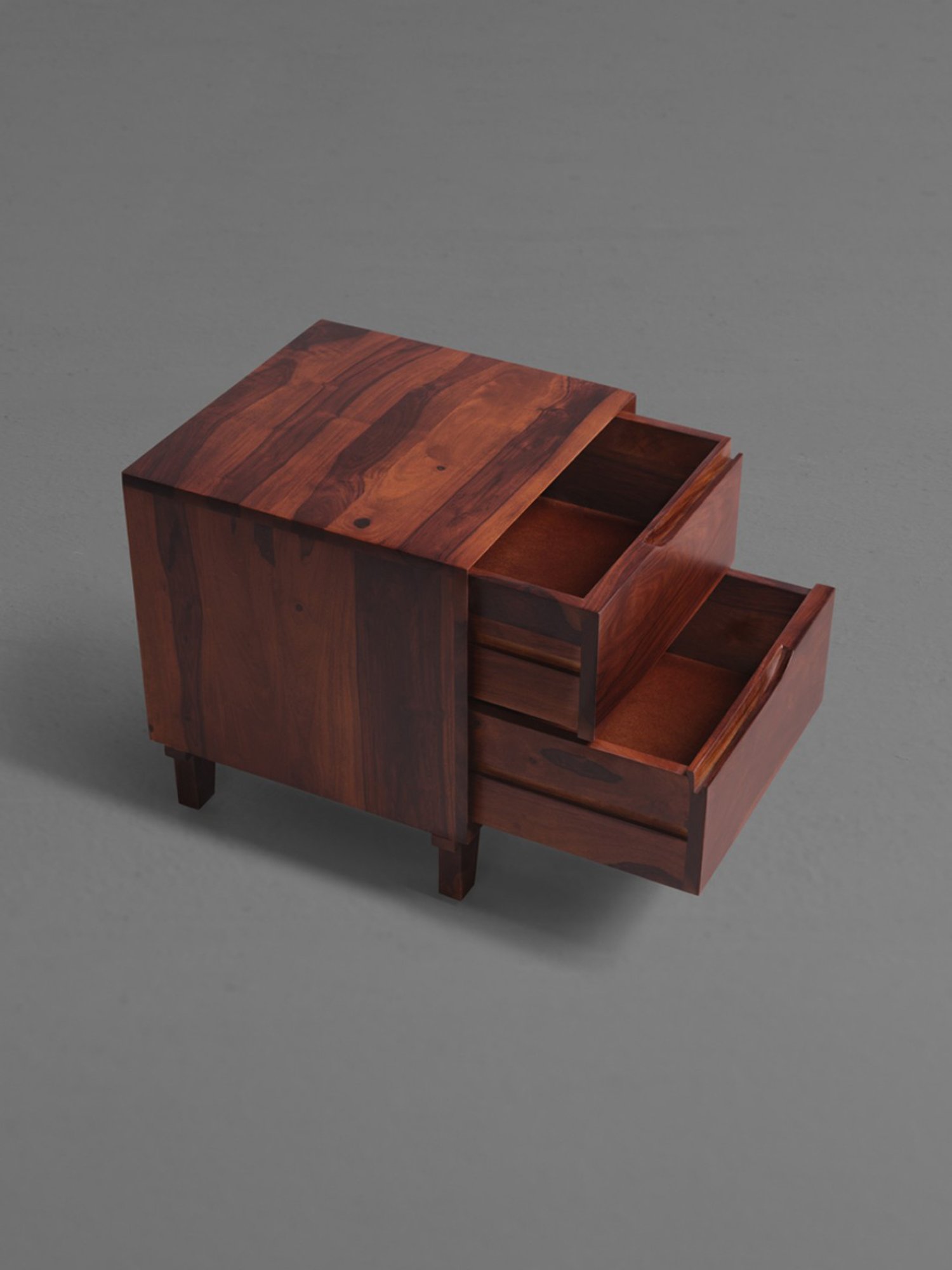 Sleepyhead Mate Brown Sheesham Wood Bedside Table