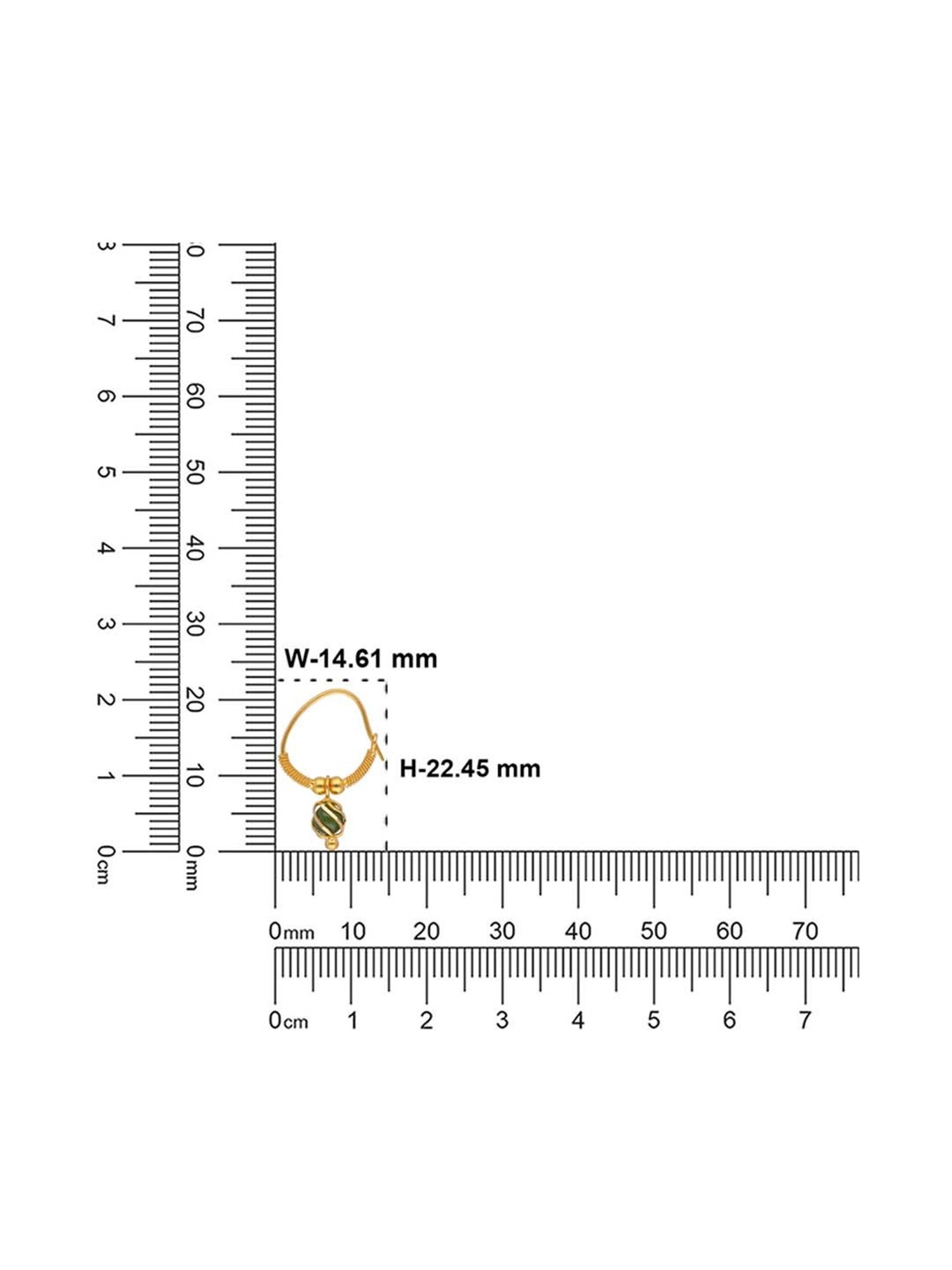 CKC Boho Chic: Piercing Gold Hoops with Colorful Bead Danglers