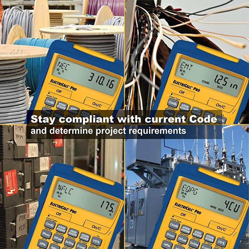 5070 ElectriCalc Pro Electrical Code Calculator | Updateable and Compliant with NEC 1996 to 2020 | Electrical Contractors Estimators Engineers Electricians Lighting Pros