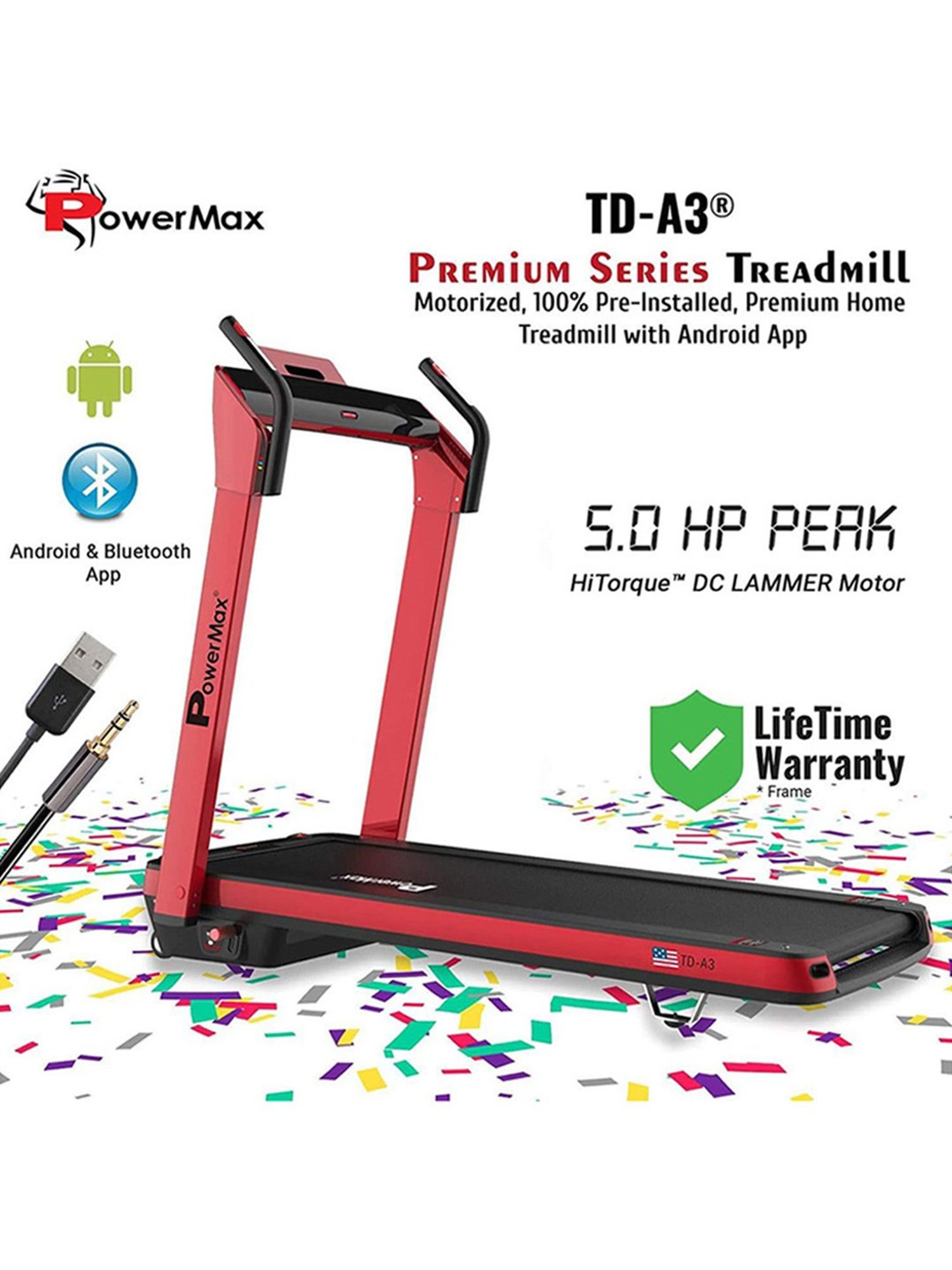 BIGBULL Rubber Coated Solid Hex Dumbbell (Pack Of Two) (2.5 Kg x 2pc (Total = 5 kg))