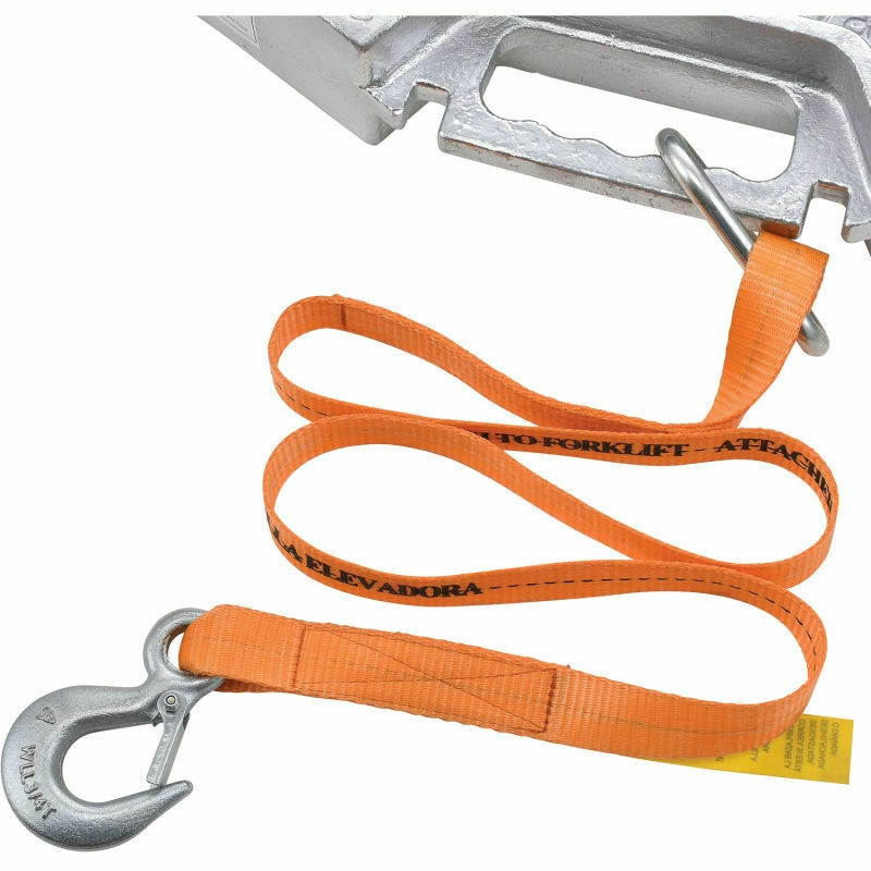 NEW! Double Fork Forklift Hook Attachment - 4000 Lb. Cap. - Swivel Hook!!