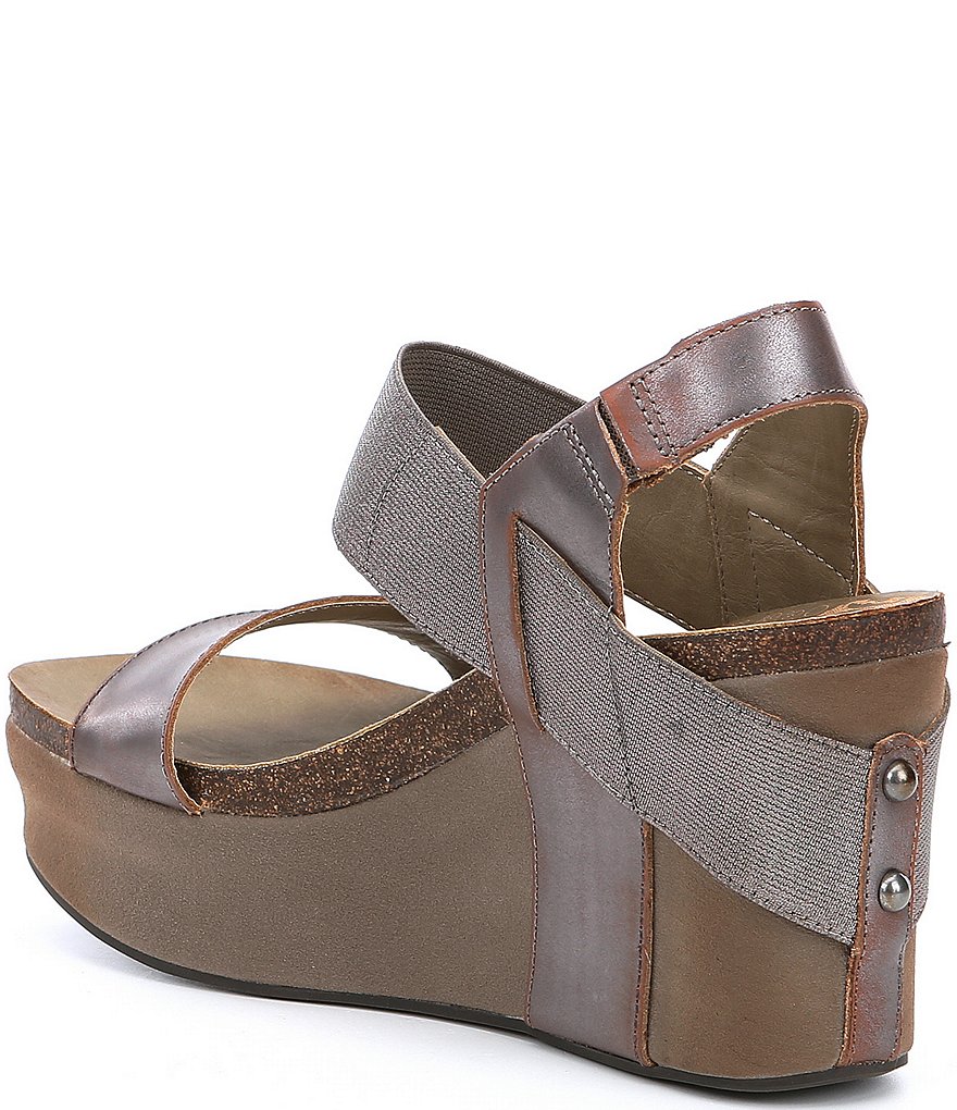 OTBT Bushnell Leather Platform Wedges