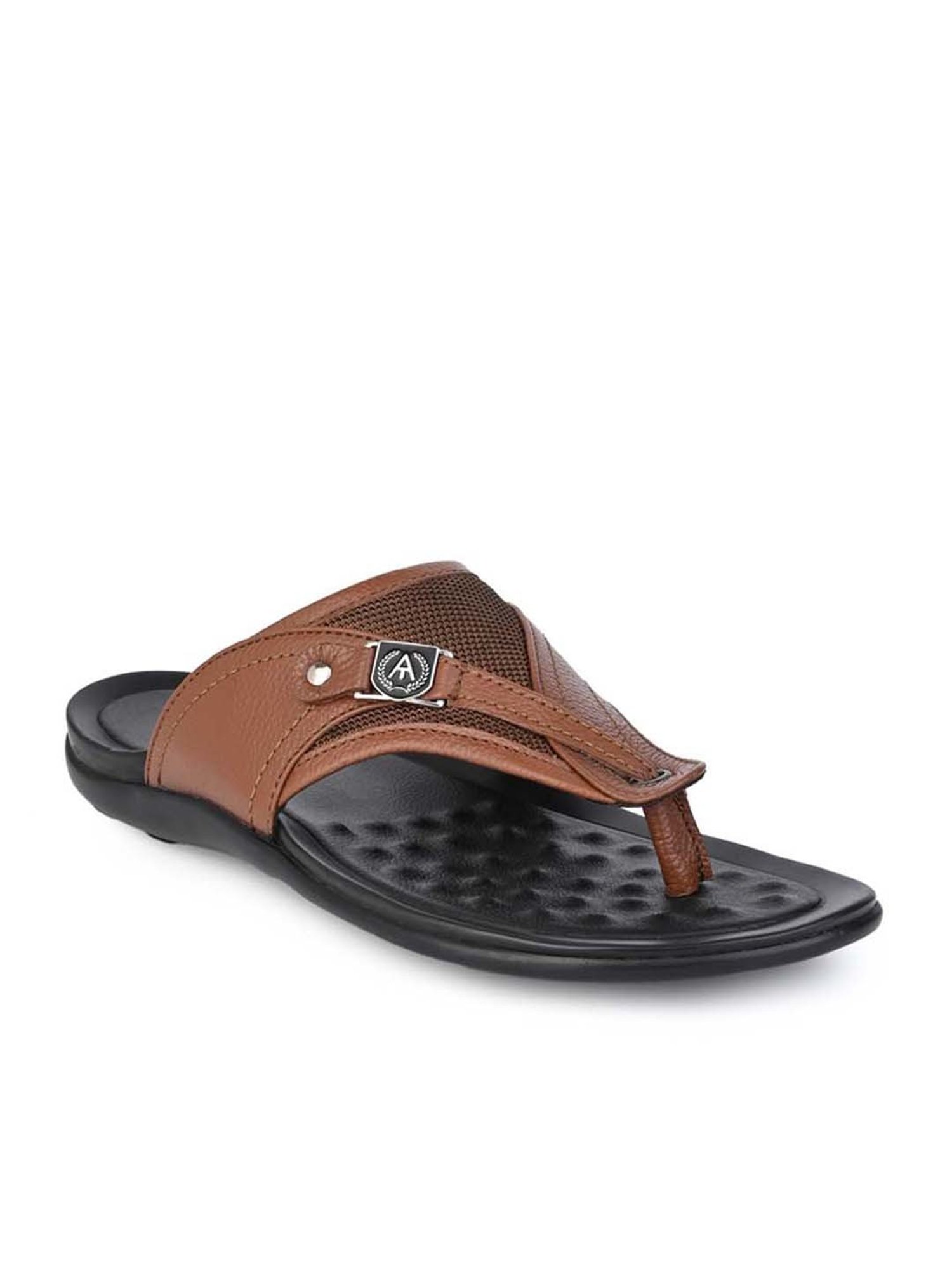 Alberto Torresi 
 Men's Tan Thong Sandals