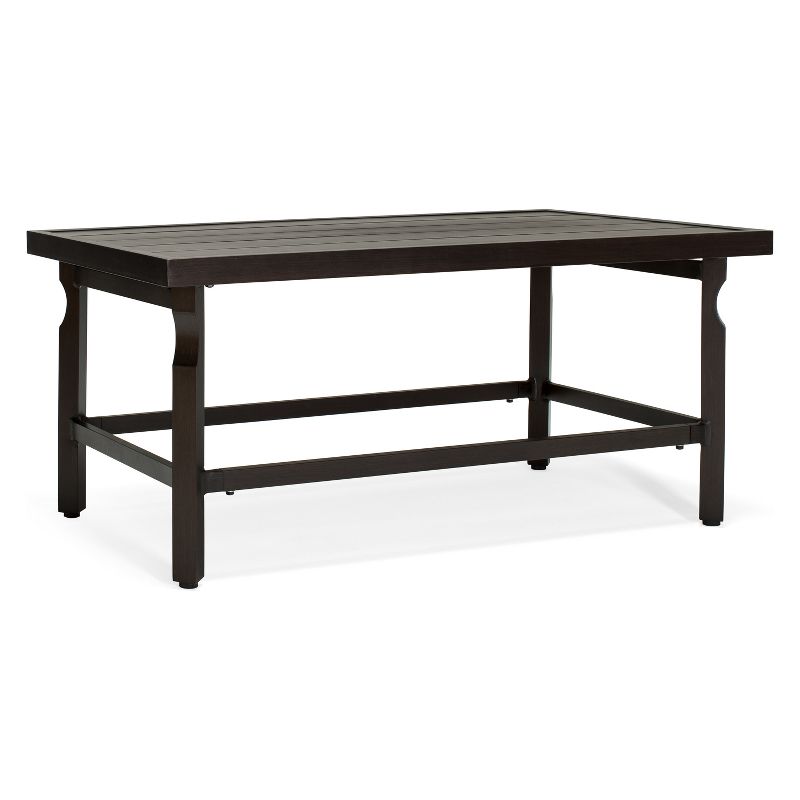 La-Z-Boy Outdoor Colton 4pc Wicker Outdoor Seating Set with Sunbrella Cast Shale Cushion