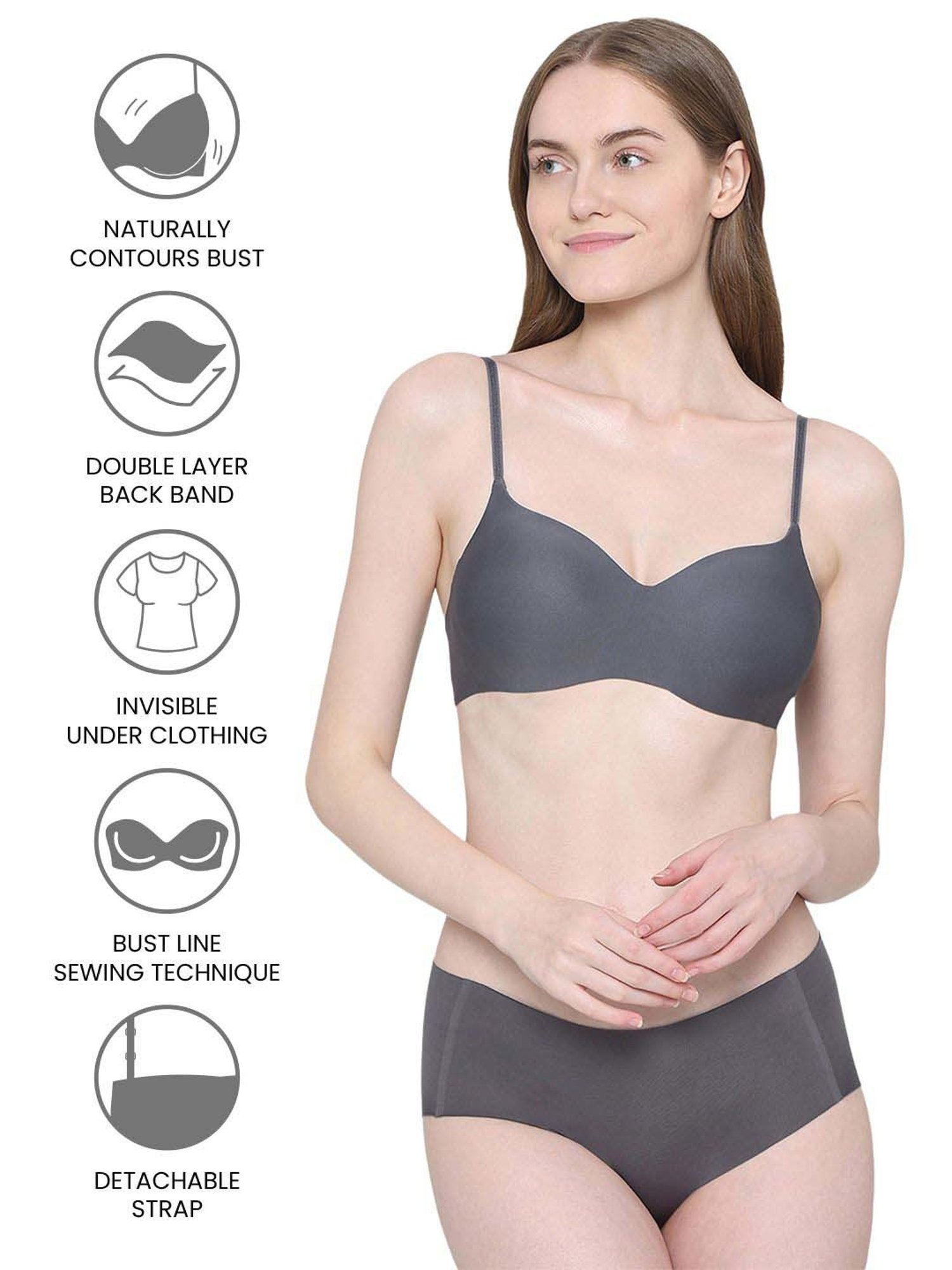 Wacoal Grey T-Shirt Bra