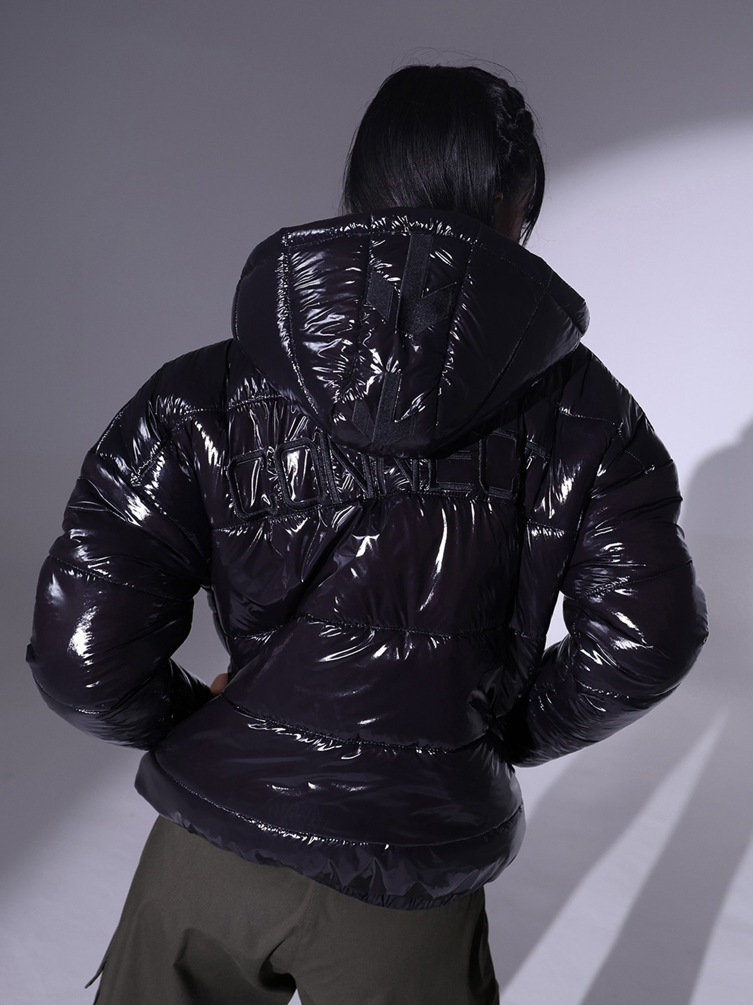 Hubberholme Black Relaxed Fit Puffer Jacket