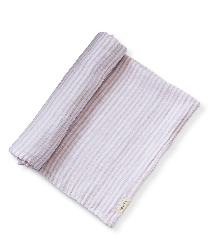 Pehr Baby Stripes Away Organic Cotton Swaddle Blanket