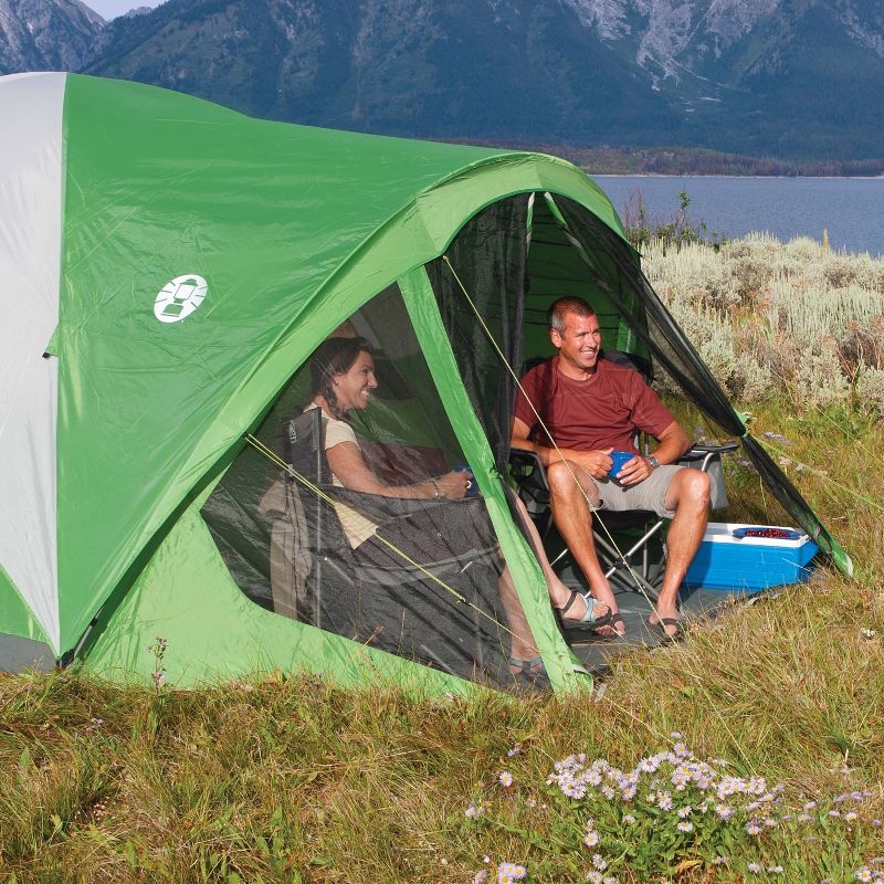 Coleman Evanston Dome 6-Person Screened Tent - Green