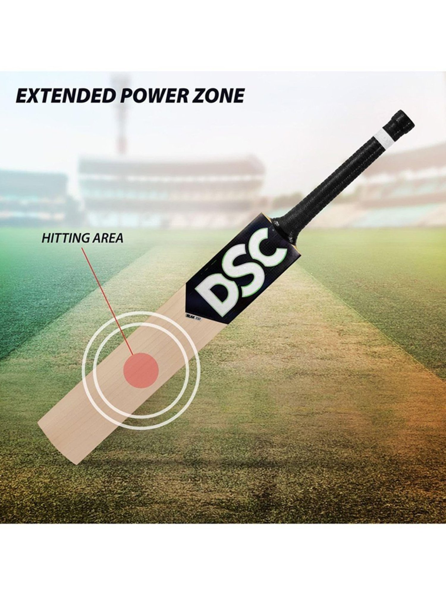 DSC BLAK 350 English Willow Cricket Bat Size - Mens