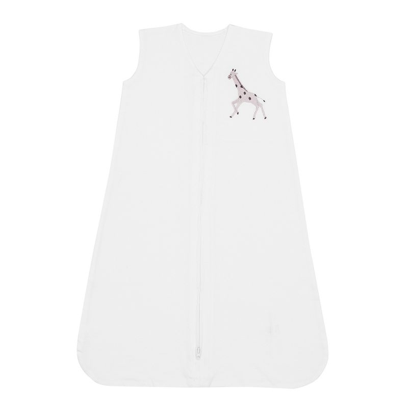 Lambs & Ivy Linen Safari 4-Piece Taupe/Gray Baby Crib Bedding Set