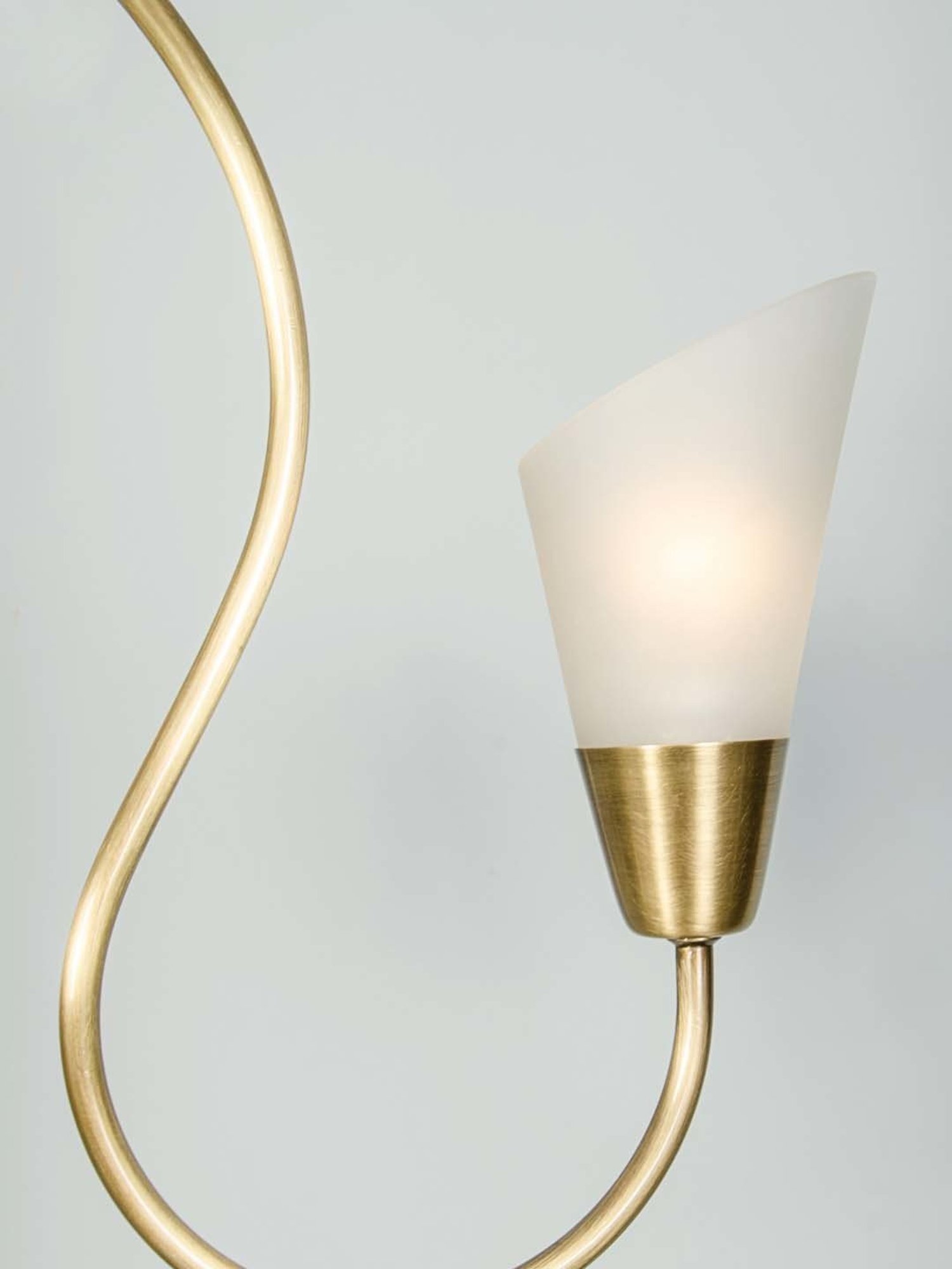 Fos Lighting 'Modern' Golden & Transparent Brass Antique Cone-Shaped Chandelier - Set of 1