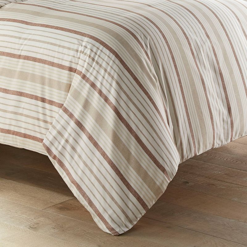 Stone Cottage King Conrad Duvet Cover Set Brown