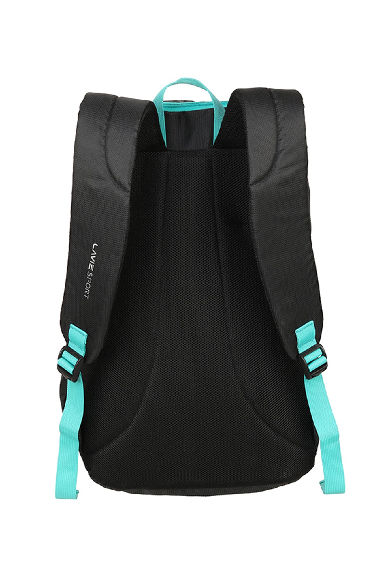 Lavie Clinton Black Printed Polyester Backpack